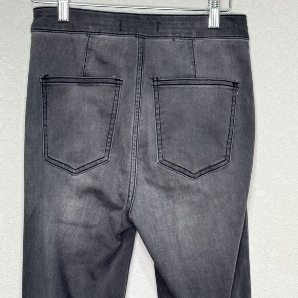 We The Free Jeans 26 Black Just Float On Flare Bell Bottom Distressed Boho - Picture 8 of 12